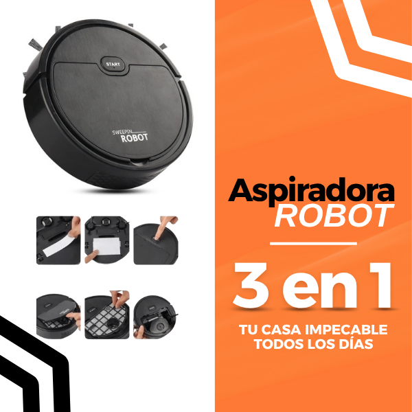 Sweeping Robot Aspiradora 3 En 1 🔥65% OFF | BLACK FRIDAY 🔥