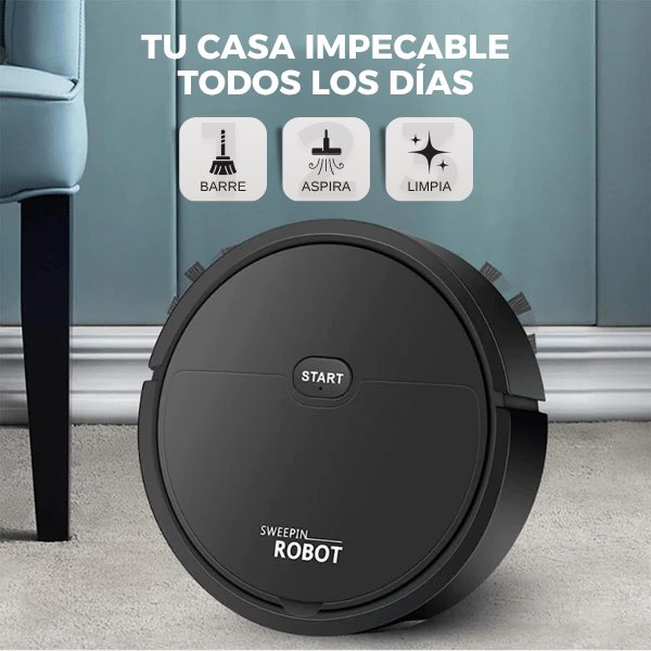 Sweeping Robot Aspiradora 3 En 1 🔥65% OFF | BLACK FRIDAY 🔥